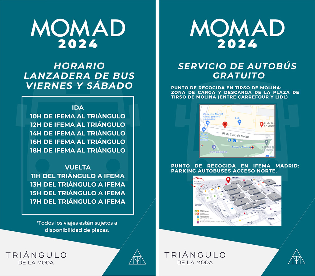 autobus Triangulo de la moda a MOMAD