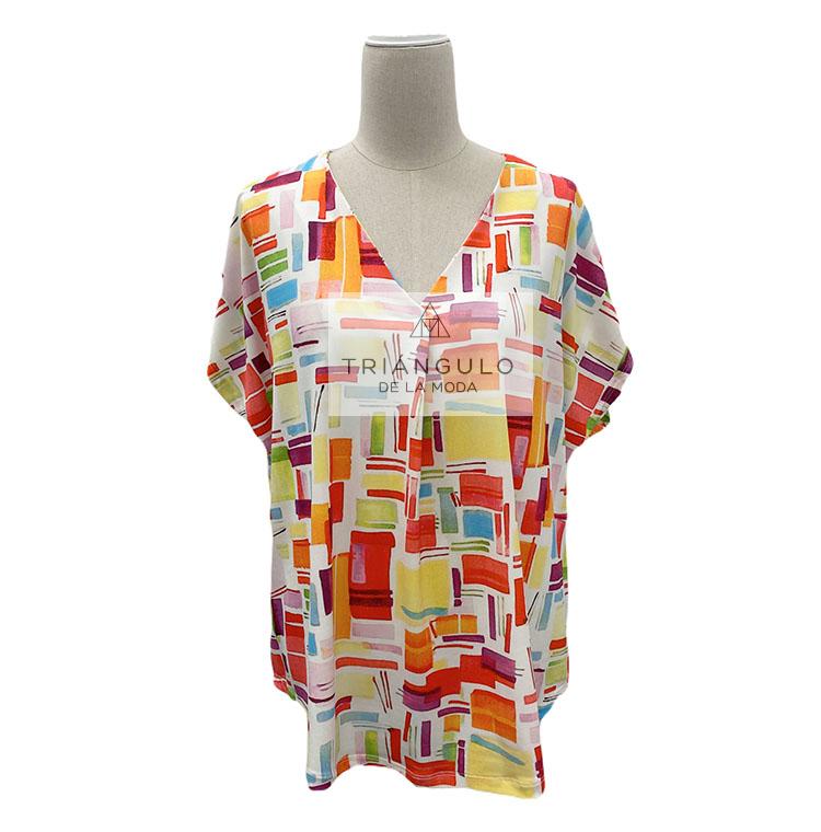 Tienda online del Triangulo de la Moda Camiseta CUADRITOS