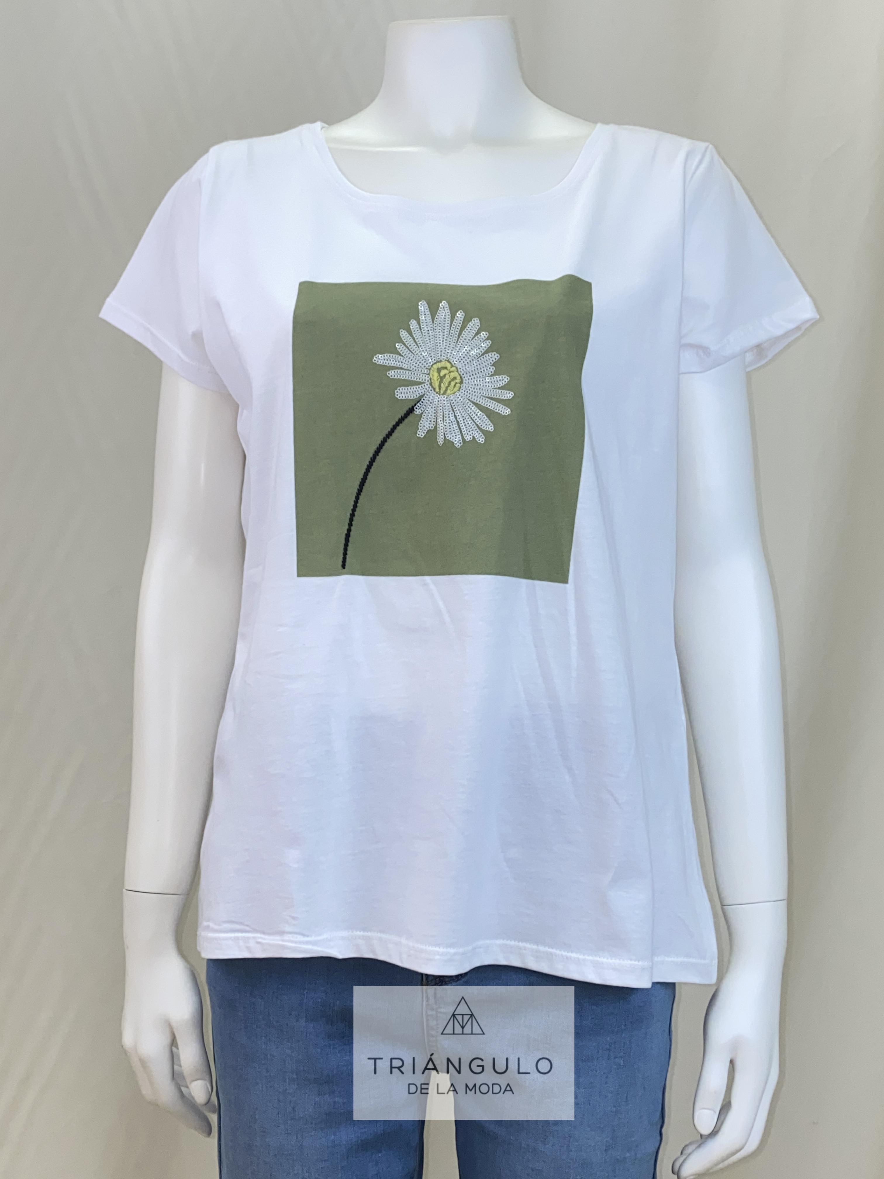 Tienda online del Triangulo de la Moda camiseta flor