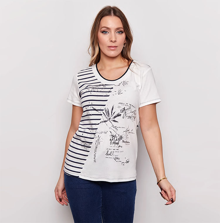 Tienda online del Triangulo de la Moda Camiseta DESERTO RAYAS